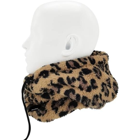 Face Mask Neck Warmer Scarf Helmet Hood Leopard - Picture 2 of 5